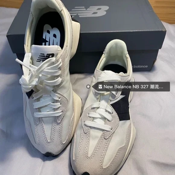 New Balance 327 Sea Salt Black（GS) Kids' - GS327FE - Picture 3 of 5